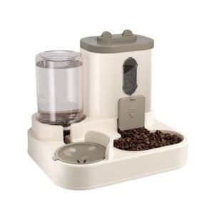Automatic Pet Feeder & Water Dispenser 2-in-1 – Spill-Proof Food Bowl and Water Fountain for Cats & Dogs